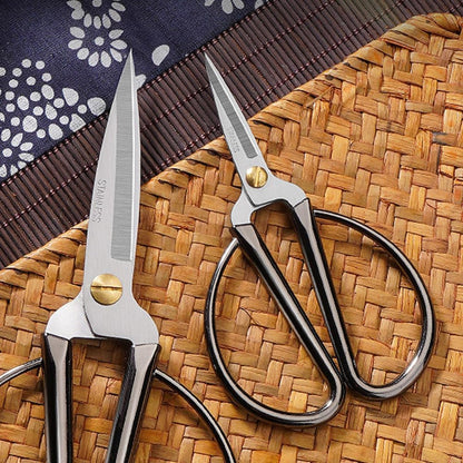 6 Inch All Stainless Steel Sewing Scissors, Sharp Tailor Scissors for Embroidery, Sewing, Craft, DIY Art Work & Daily Use for Home Office School Rose Gold