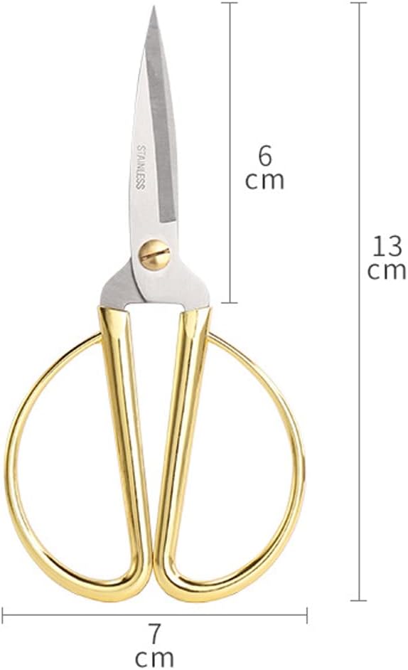 6 Inch All Stainless Steel Sewing Scissors, Sharp Tailor Scissors for Embroidery, Sewing, Craft, DIY Art Work & Daily Use for Home Office School Rose Gold
