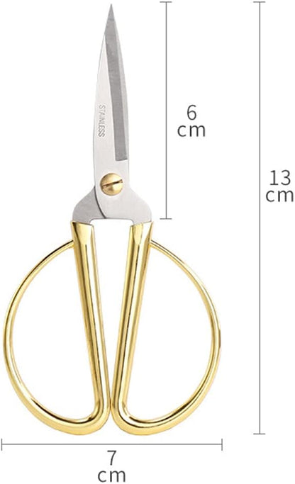 6 Inch All Stainless Steel Sewing Scissors, Sharp Tailor Scissors for Embroidery, Sewing, Craft, DIY Art Work & Daily Use for Home Office School Rose Gold