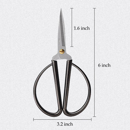 6 Inch All Stainless Steel Sewing Scissors, Sharp Tailor Scissors for Embroidery, Sewing, Craft, DIY Art Work & Daily Use for Home Office School Rose Gold