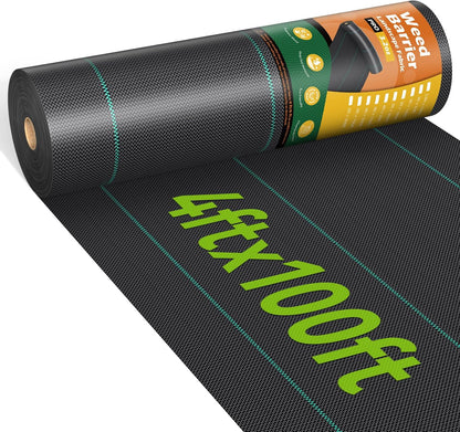 iropro Weed Barrier Fabric 4ft x 300ft Heavy Duty Landscape Fabric