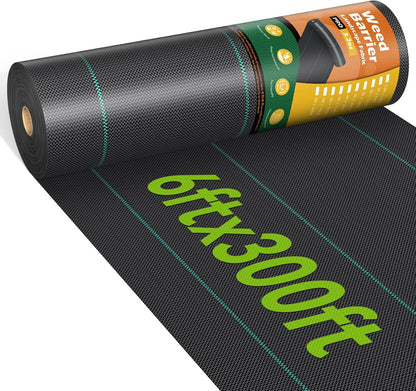 iropro Weed Barrier Fabric 4ft x 300ft Heavy Duty Landscape Fabric