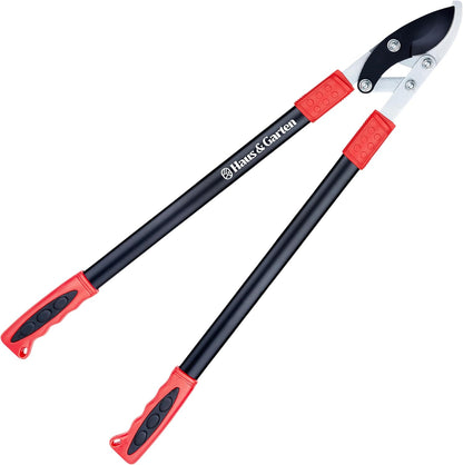 PowerPRO Compound Action 29" Bypass Loppers - Use as loppers for tree trimming, branch cutters, heavy-duty garden pruning tree clippers, lopping shears