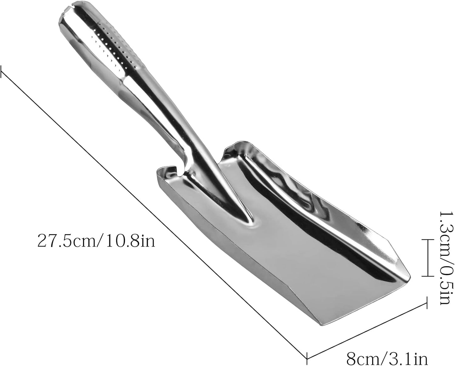 Zoyiancy Stainless Steel Square Garden Trowel for Digging Planting