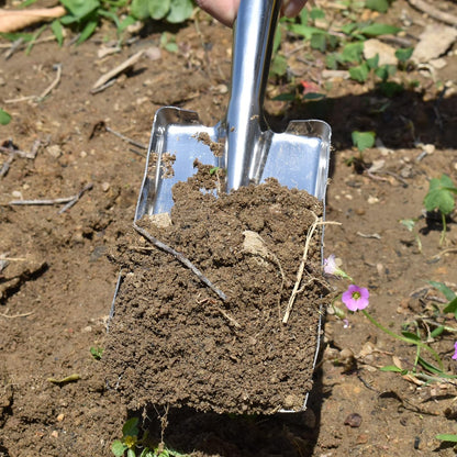Zoyiancy Stainless Steel Square Garden Trowel for Digging Planting