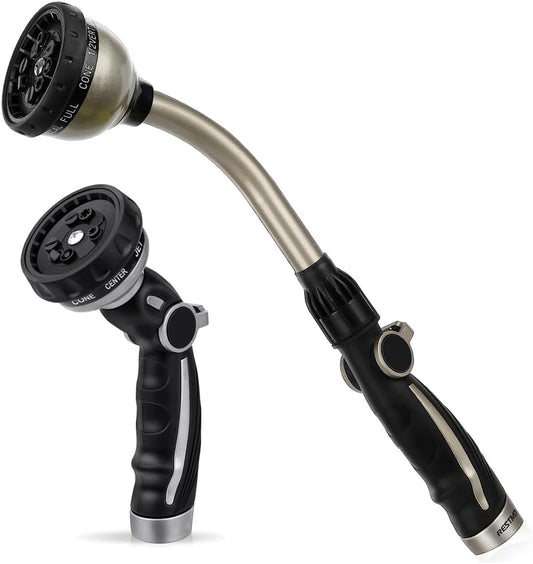 Watering Wand Heavy Duty, Metal Garden Hose Wand, Water Hose Nozzle, Metal Garden Hose Sprayer, Heavy Duty