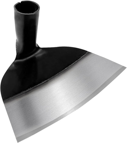 Hand Hoe Head Replacement - Round Eye Hoe for Gardening, Digging, Weeding, and Loosening Soil Handheld Grub Hoe Head for Agriculture（23.5cm Size ）