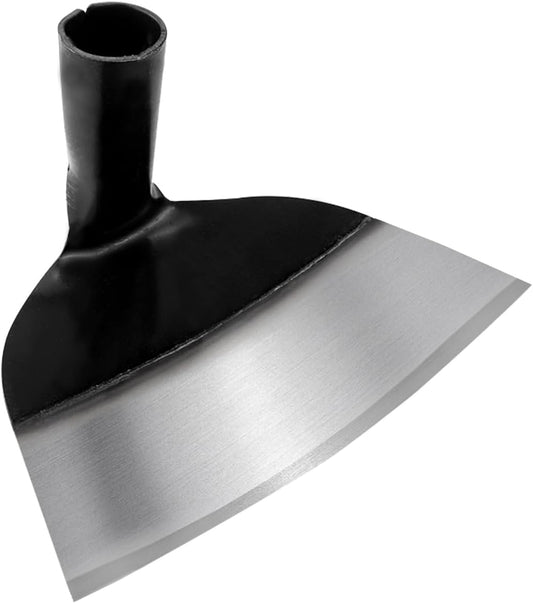 Hand Hoe Head Replacement - Round Eye Hoe for Gardening, Digging, Weeding, and Loosening Soil Handheld Grub Hoe Head for Agriculture（23.5cm Size ）