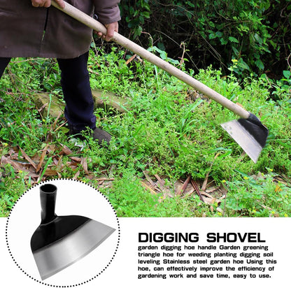 Hand Hoe Head Replacement - Round Eye Hoe for Gardening, Digging, Weeding, and Loosening Soil Handheld Grub Hoe Head for Agriculture（23.5cm Size ）