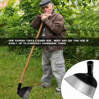 Hand Hoe Head Replacement - Round Eye Hoe for Gardening, Digging, Weeding, and Loosening Soil Handheld Grub Hoe Head for Agriculture（23.5cm Size ）