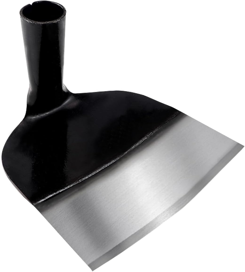 Hand Hoe Head Replacement - Round Eye Hoe for Gardening, Digging, Weeding, and Loosening Soil Handheld Grub Hoe Head for Agriculture（23.5cm Size ）