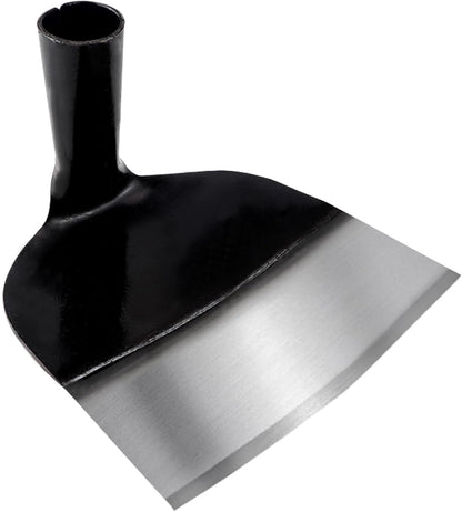 Hand Hoe Head Replacement - Round Eye Hoe for Gardening, Digging, Weeding, and Loosening Soil Handheld Grub Hoe Head for Agriculture（23.5cm Size ）
