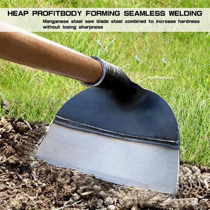 Hand Hoe Head Replacement - Round Eye Hoe for Gardening, Digging, Weeding, and Loosening Soil Handheld Grub Hoe Head for Agriculture（23.5cm Size ）