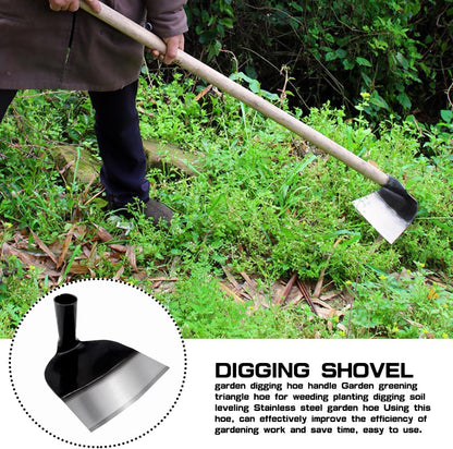 Hand Hoe Head Replacement - Round Eye Hoe for Gardening, Digging, Weeding, and Loosening Soil Handheld Grub Hoe Head for Agriculture（23.5cm Size ）