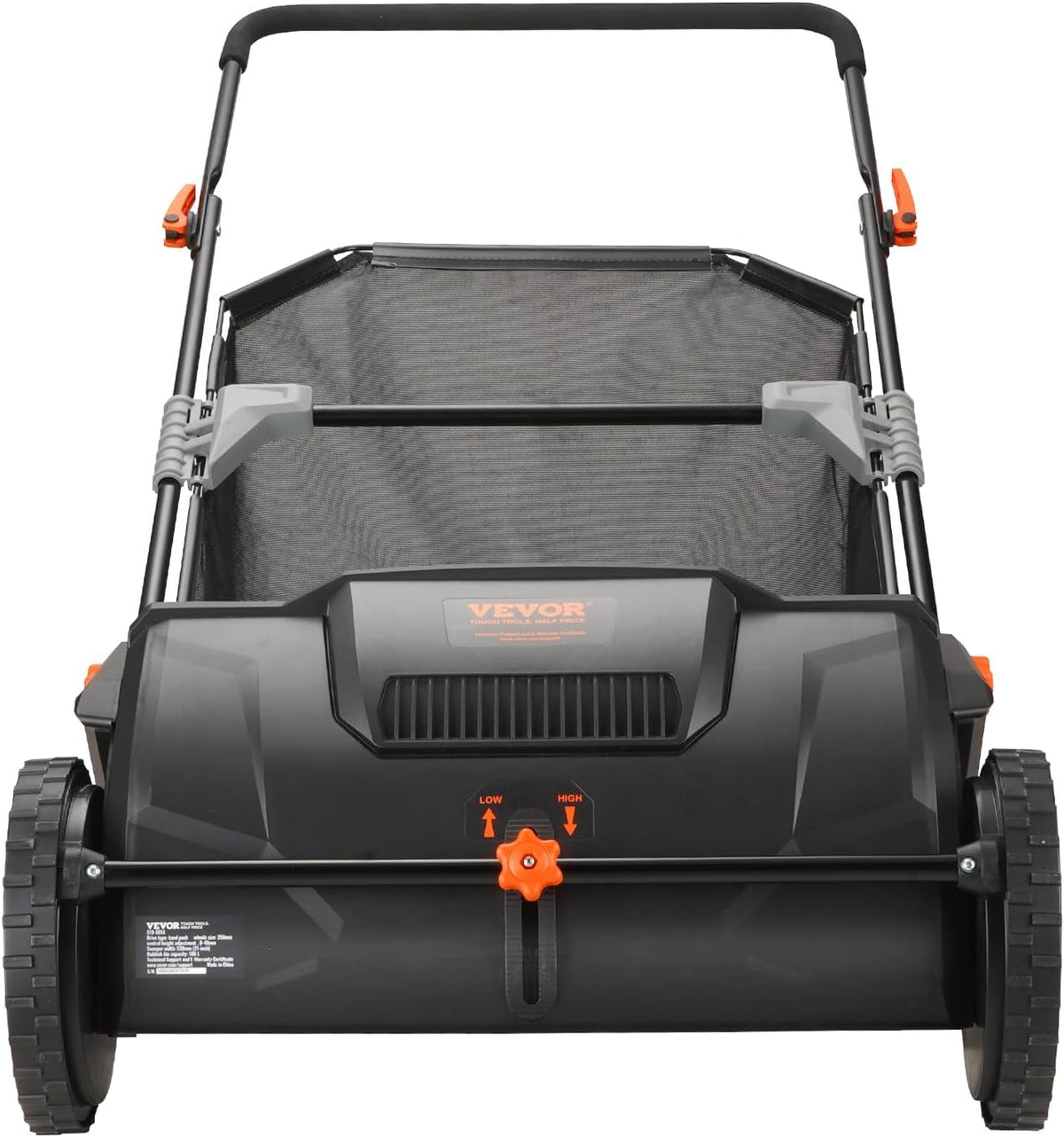 Push Lawn Sweeper 21" Leaf & Grass Collector 3.5 cu. ft. Hopper Bag