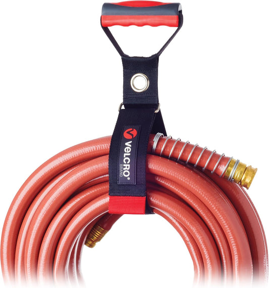 Heavy Duty Carrying Strap with Handle | Holds 100 Pounds | Extension Cord Storage, Easily Transport or Hang Garden Hoses | Durable Garage Organization | Medium, Wraps 5.5 Inch Diameter