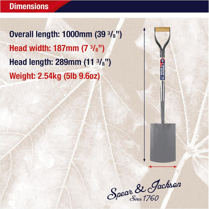 Neverbend Professional Digging Fork – Heavy-Duty Forged Carbon Steel Garden Fork for Tough Soil and Cultivation