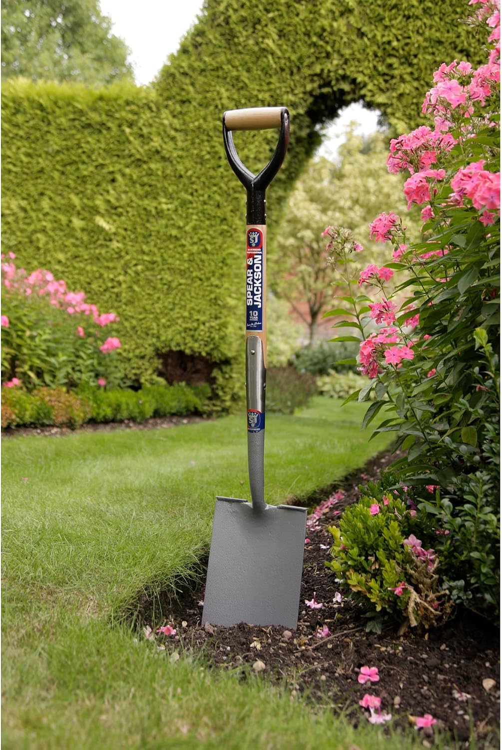 Neverbend Professional Digging Fork – Heavy-Duty Forged Carbon Steel Garden Fork for Tough Soil and Cultivation