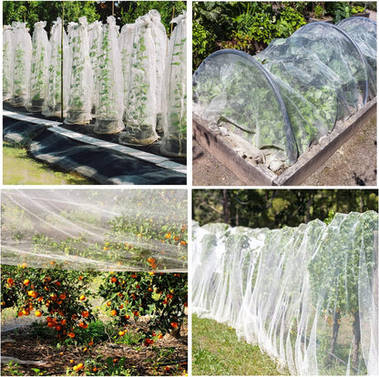 10'x12'Garden Netting, Bird Mosquito Netting Row Covers Bird Net