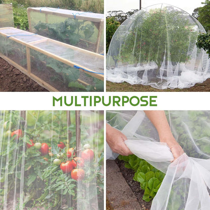 10'x12'Garden Netting, Bird Mosquito Netting Row Covers Bird Net