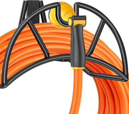 Garden Hose Holder Wall Mount, 150FT Capacity Water Hose Hanger