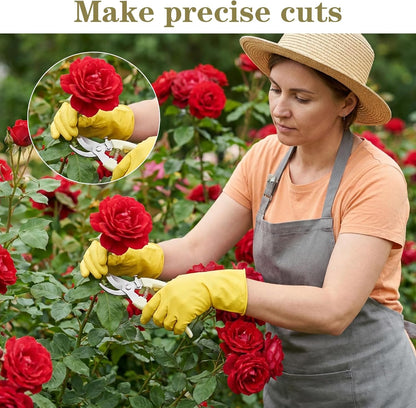 12 Pcs Floral Shears, Stainless Steel Pruning Shears Sharp Handheld Garden Shear Heavy Duty Plant Scissors for Trimming Plants, Cutting Flowers, Yard Gardening