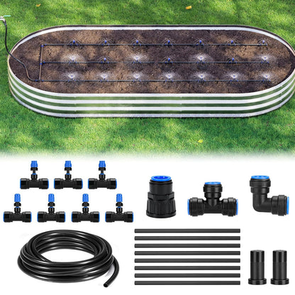 Raised Bed Drip Irrigation Kit, Small