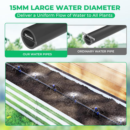 Raised Bed Drip Irrigation Kit, Small