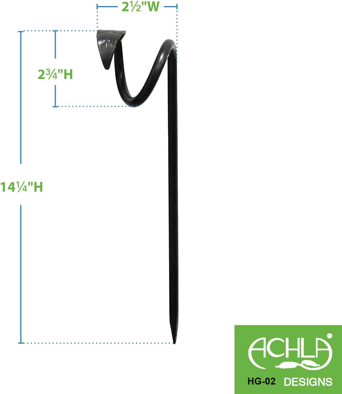 Leaf-End Hose Guides, Set of 6