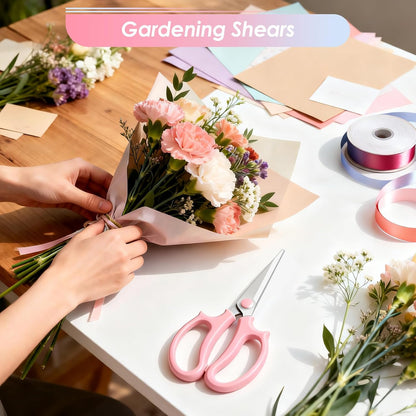 4PCS Flower Scissors, Premium Stainless Steel Garden Scissors