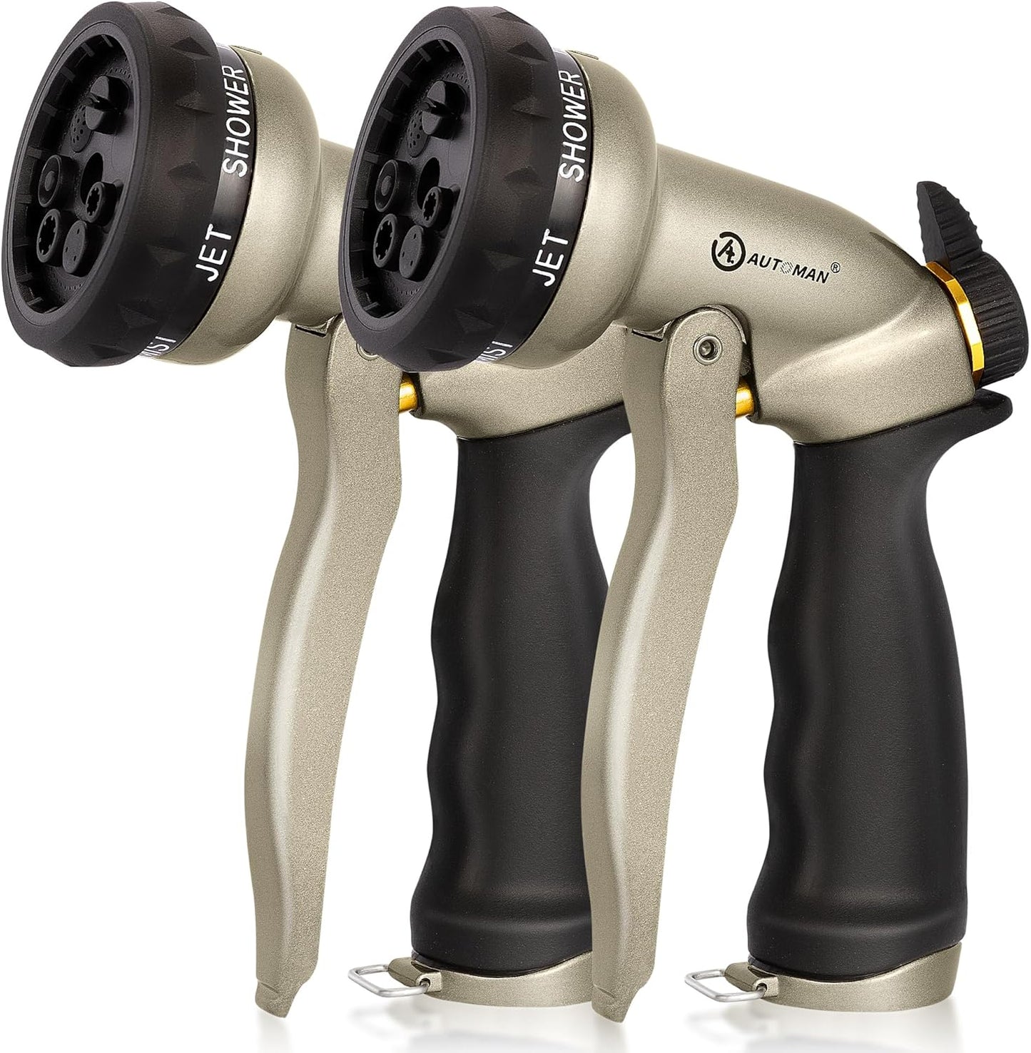 Garden Nozzle Sprayer, High Pressure Spray Nozzle, 100% Metal Water Hose Nozzle, 7 Patterns Watering Nozzle, Heavy Duty Sprayer Garden Nozzle for Watering Plants & Lawns, Washing Cars & Pets