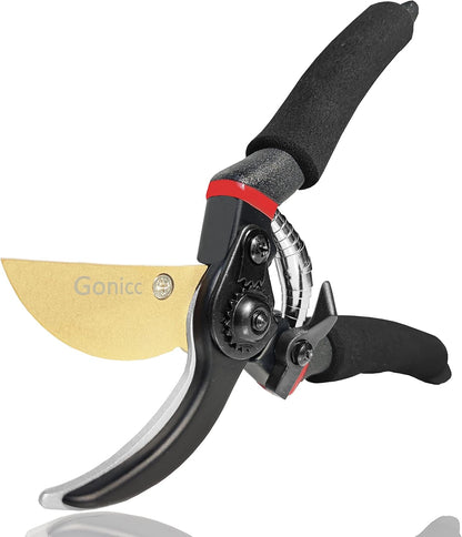 8" Professional Premium Bypass Titanium Pruning Shears(GPPS-1003)
