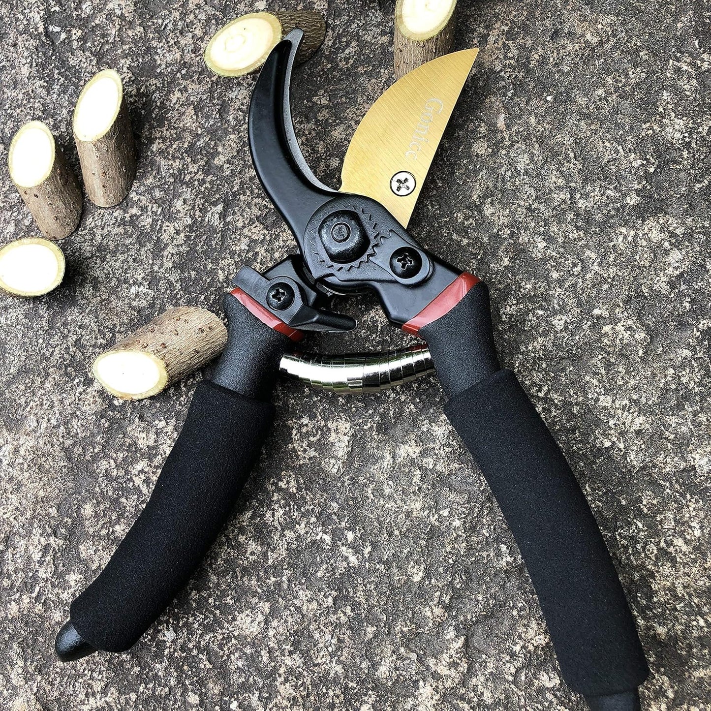 8" Professional Premium Bypass Titanium Pruning Shears(GPPS-1003)