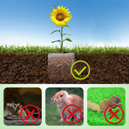 4Pack 15 Gallon Root Guard Gopher Baskets for Plants