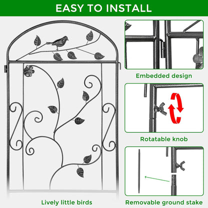2 Pack Garden Trellis for Climbing Plants, 71 x 20 inch Rustproof Heavy Duty Metal Trellis for Climbing Rose Vine Clematis, Perfect for Premium Patio Decor & Luxury Outdoor Garden Design, Silver Gray