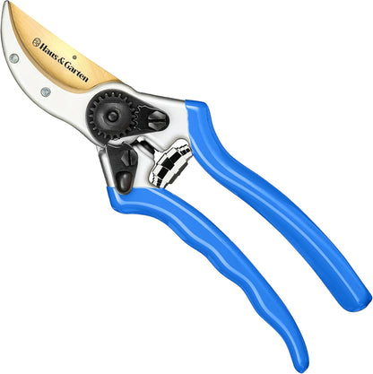 ClassicPRO 8.5" Professional Premium Titanium Bypass Pruning Shears - Use As Pruners, Garden Shears, Heavy Duty Handheld Pruning Shears For Gardening, Clippers, Pruner Scissor Tool