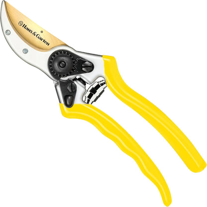 ClassicPRO 8.5" Professional Premium Titanium Bypass Pruning Shears - Use As Pruners, Garden Shears, Heavy Duty Handheld Pruning Shears For Gardening, Clippers, Pruner Scissor Tool