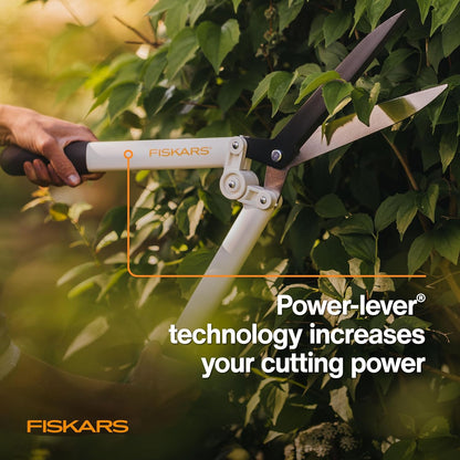 PowerLever Garden Bypass Pruning Shears, 3/4" Cut Capacity, White