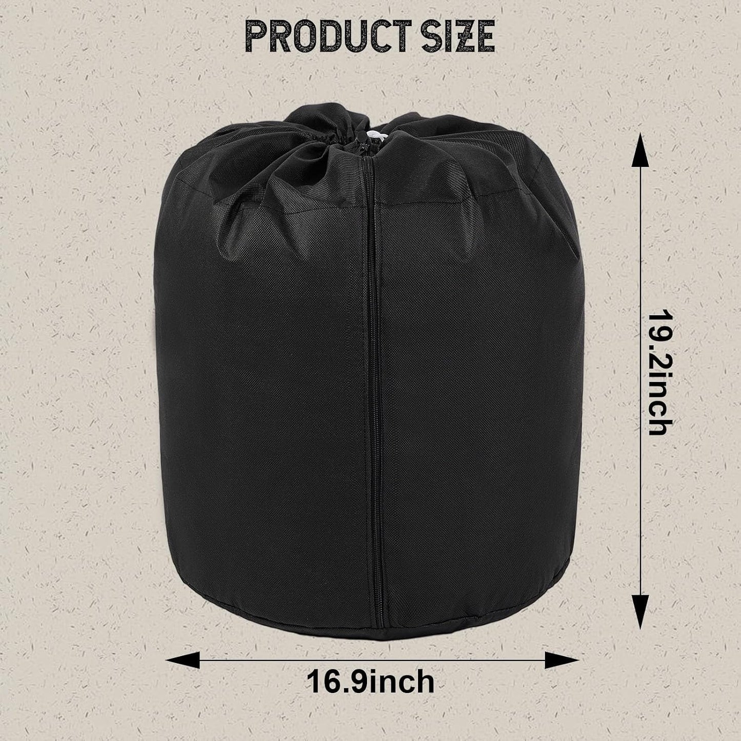 2PCS Plant Winter Protection Pot, Winter Plant Frost Protection Cover,16.9 * 19.2in Flower Pot Protection Bag for Winter Outdoor Fruit Trees Potted Plants Shrubs (2PCS)