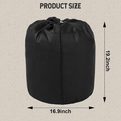 2PCS Plant Winter Protection Pot, Winter Plant Frost Protection Cover,16.9 * 19.2in Flower Pot Protection Bag for Winter Outdoor Fruit Trees Potted Plants Shrubs (2PCS)