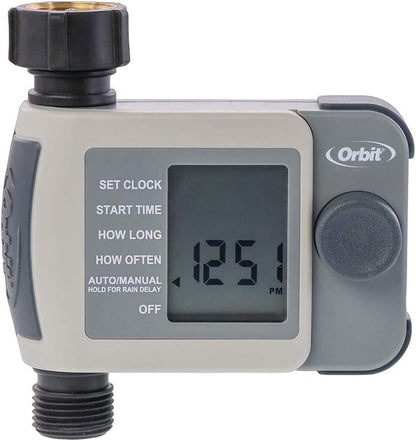 Programmable Digital Watering Hose Faucet Timer, 2-Outlet - 24621