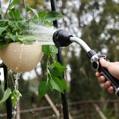 2-in-1 Watering Wand, Heavy Duty Metal Garden Hose Wand for Outdoor