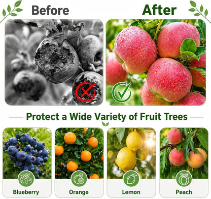 3 Pack 8x8 ft Large Fruit Tree Netting Covers with Zipper & Drawstring