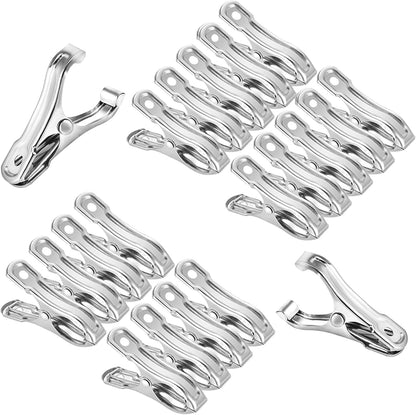 40Pcs Garden Clips for Netting, 2'' Metal Greenhouse Clamps to hoop