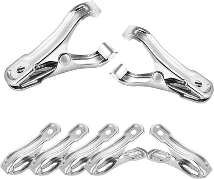 40Pcs Garden Clips for Netting, 2'' Metal Greenhouse Clamps to hoop