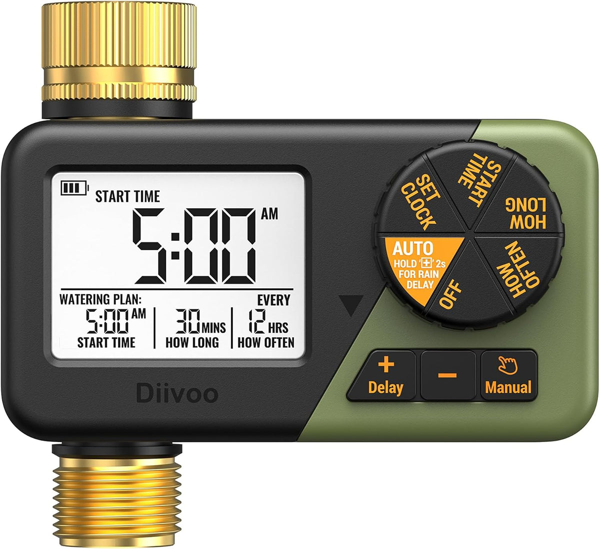 Brass Hose Timer, Programmable Garden Timers for Watering