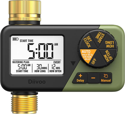 Brass Hose Timer, Programmable Garden Timers for Watering