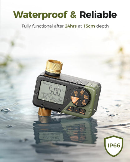 Brass Hose Timer, Programmable Garden Timers for Watering