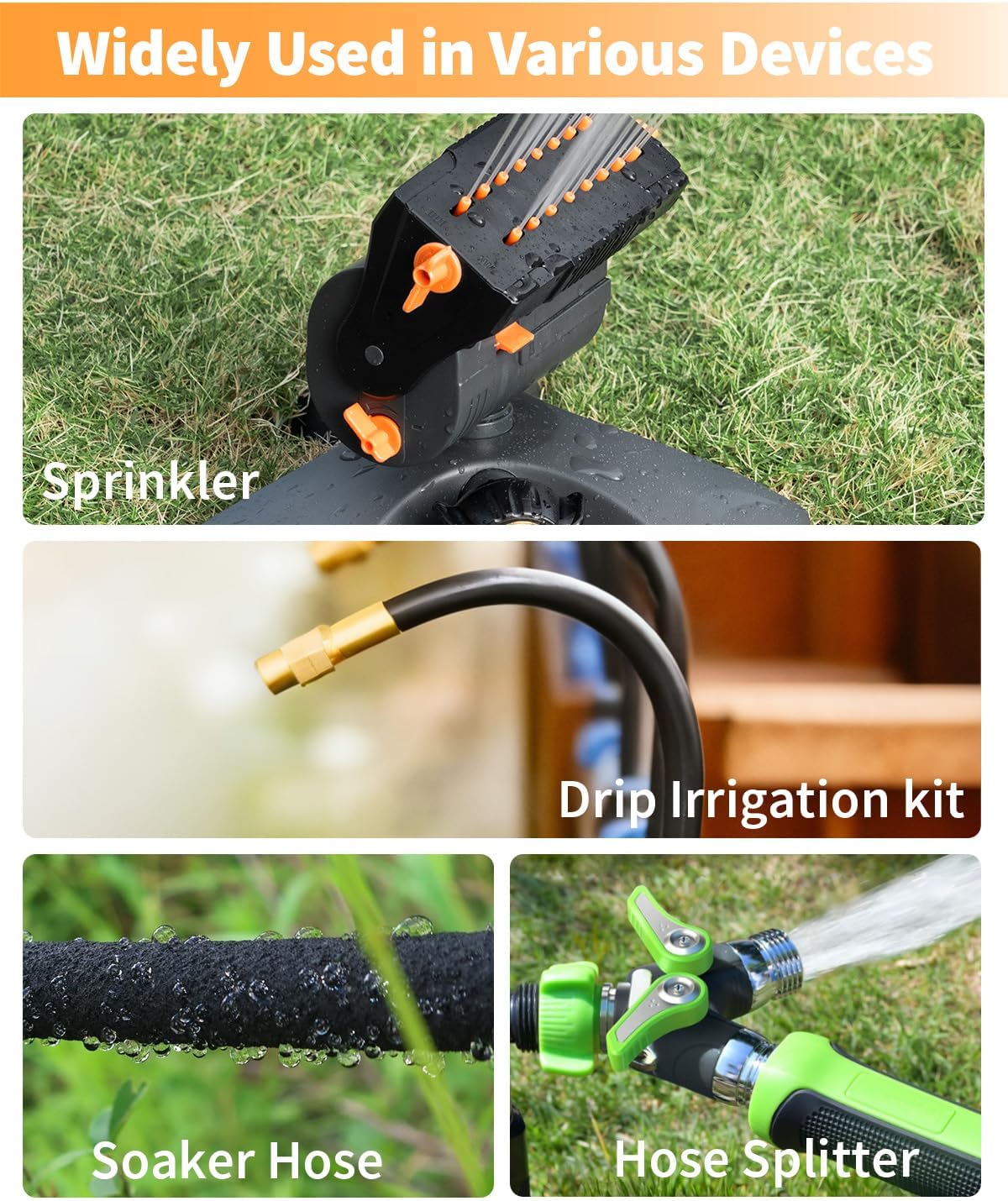Brass Hose Timer, Programmable Garden Timers for Watering