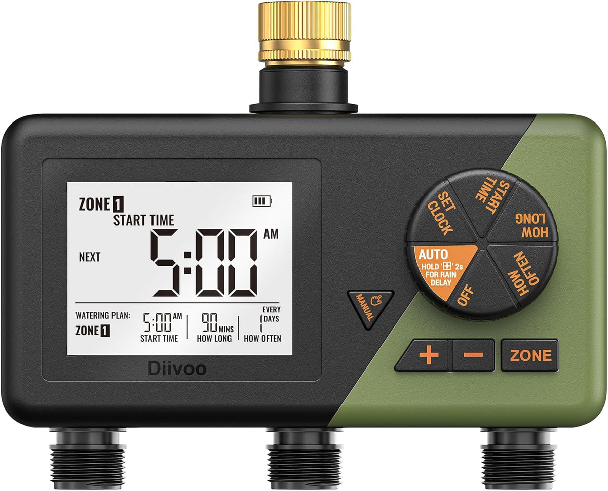 Brass Hose Timer, Programmable Garden Timers for Watering